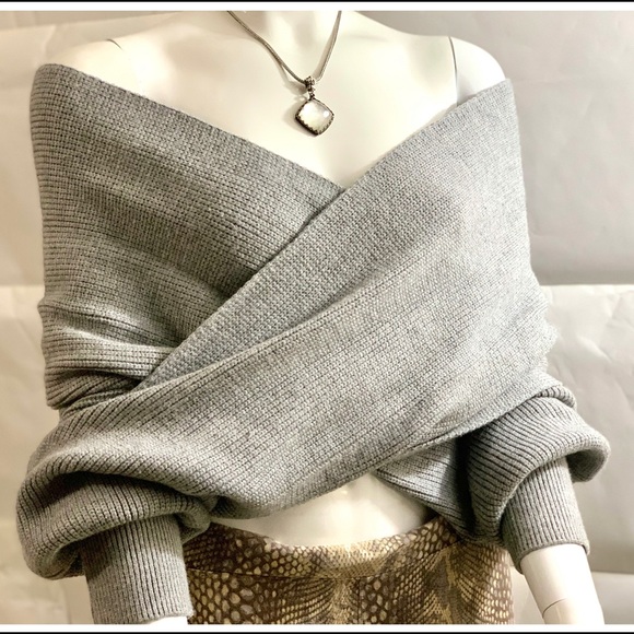 Sweaters - Crisscross Wrap Sweater